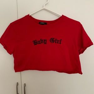 Baby Girl Cropped Tee